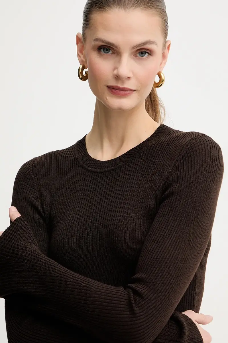 vestito in lana Marrone miniatura 5