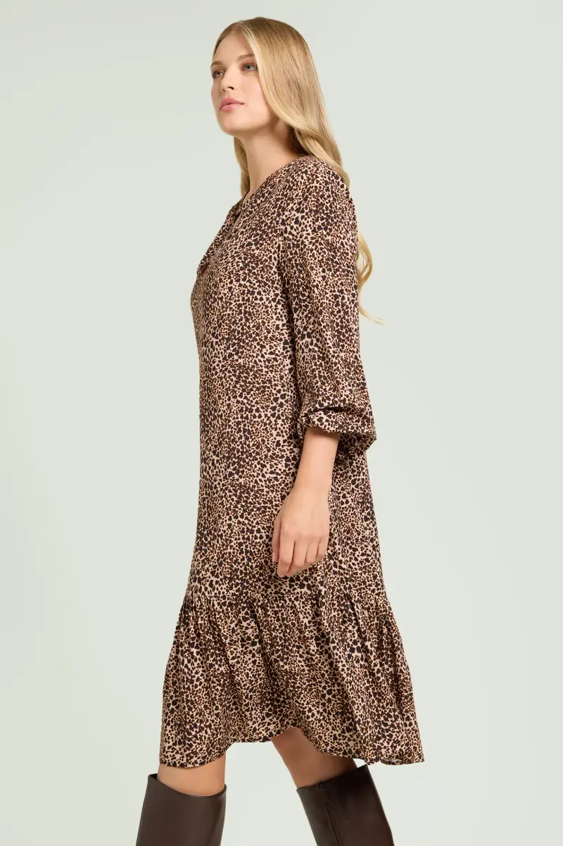 ABITO CON STAMPA ANIMALIER Donna miniatura 2