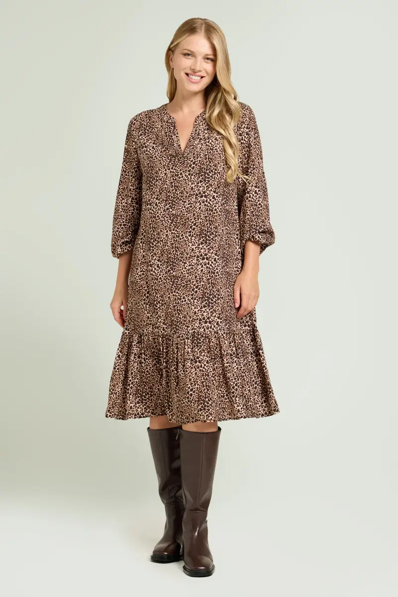 ABITO CON STAMPA ANIMALIER Donna