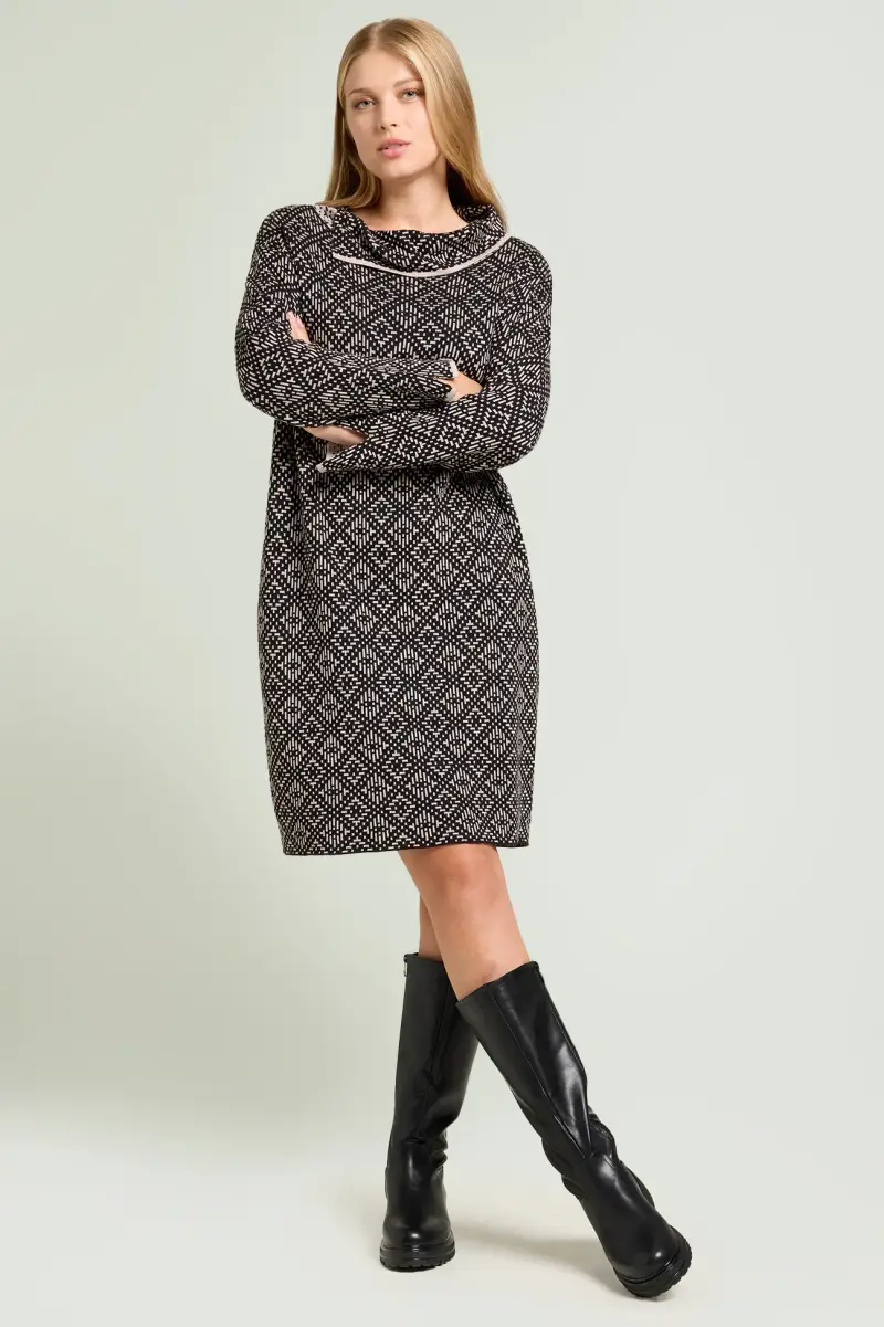 ABITO JACQUARD IN MAGLIA Donna