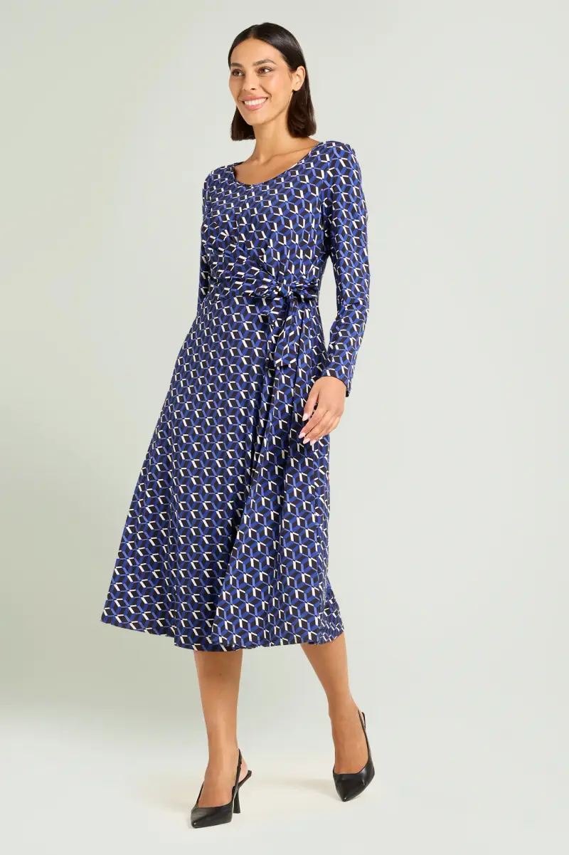 ABITO STAMPATO FIT & FLARE Donna