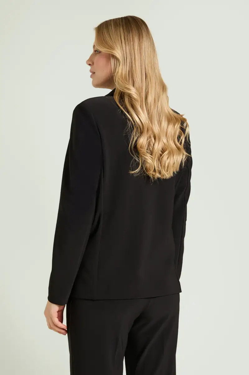 BLAZER IN COMPACT STRETCH Donna miniatura 2