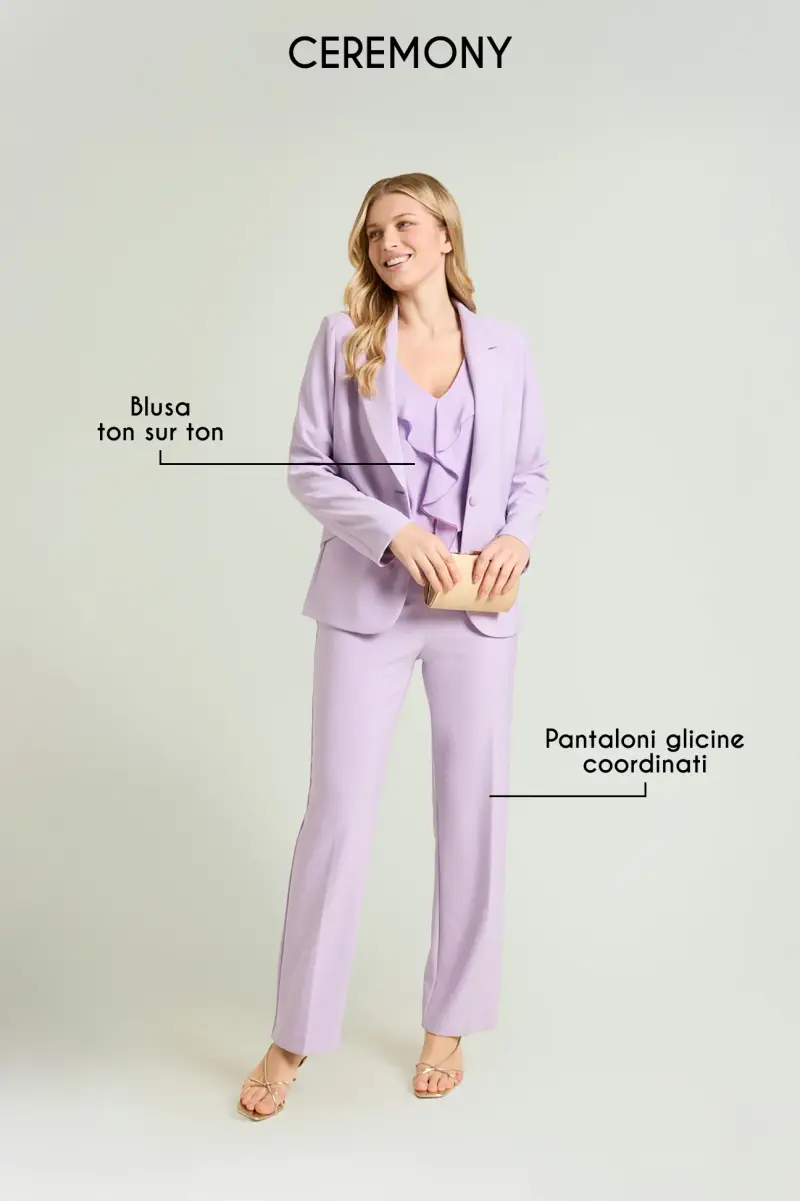 BLAZER IN COMPACT STRETCH Donna miniatura 4