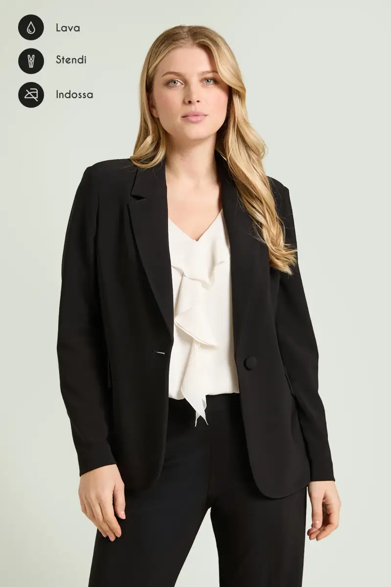 BLAZER IN COMPACT STRETCH Donna