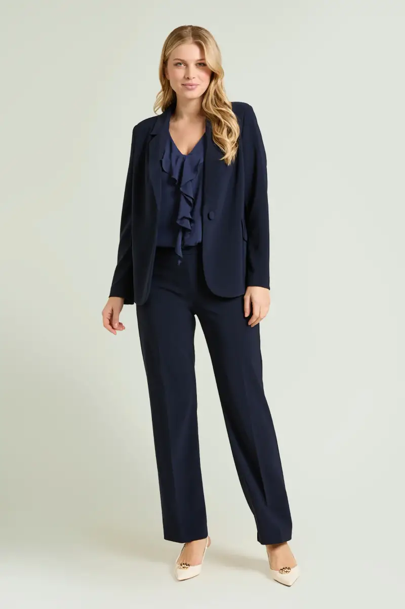 BLAZER IN COMPACT STRETCH Donna miniatura 3