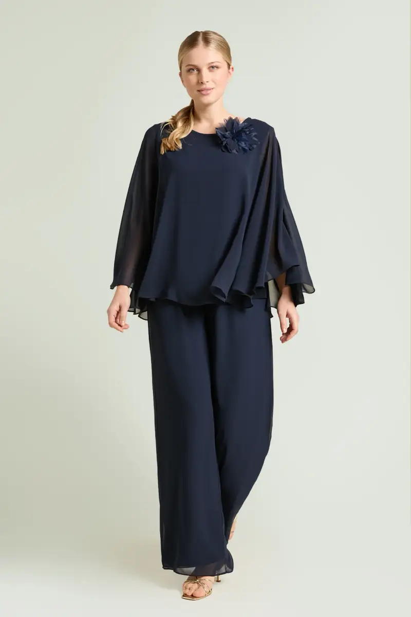 BLUSA E PANTALONE IN GEORGETTE Donna