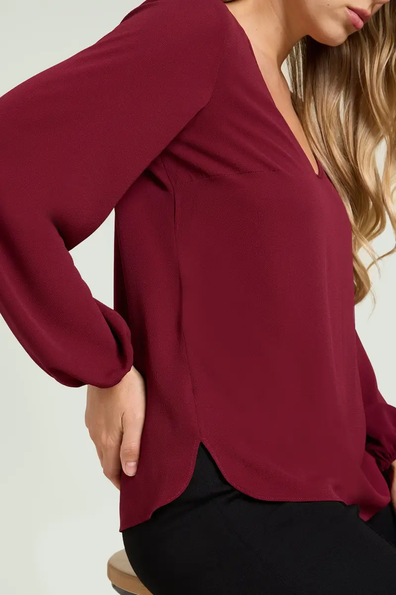 BLUSA PASSEPARTOUT Donna miniatura 3