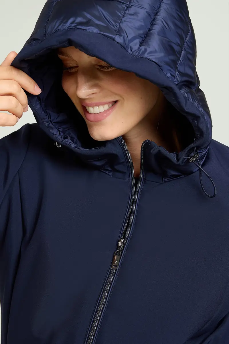 Luisa Viola CABAN IMBOTTITO CON CAPPUCCIO Donna miniatura 2