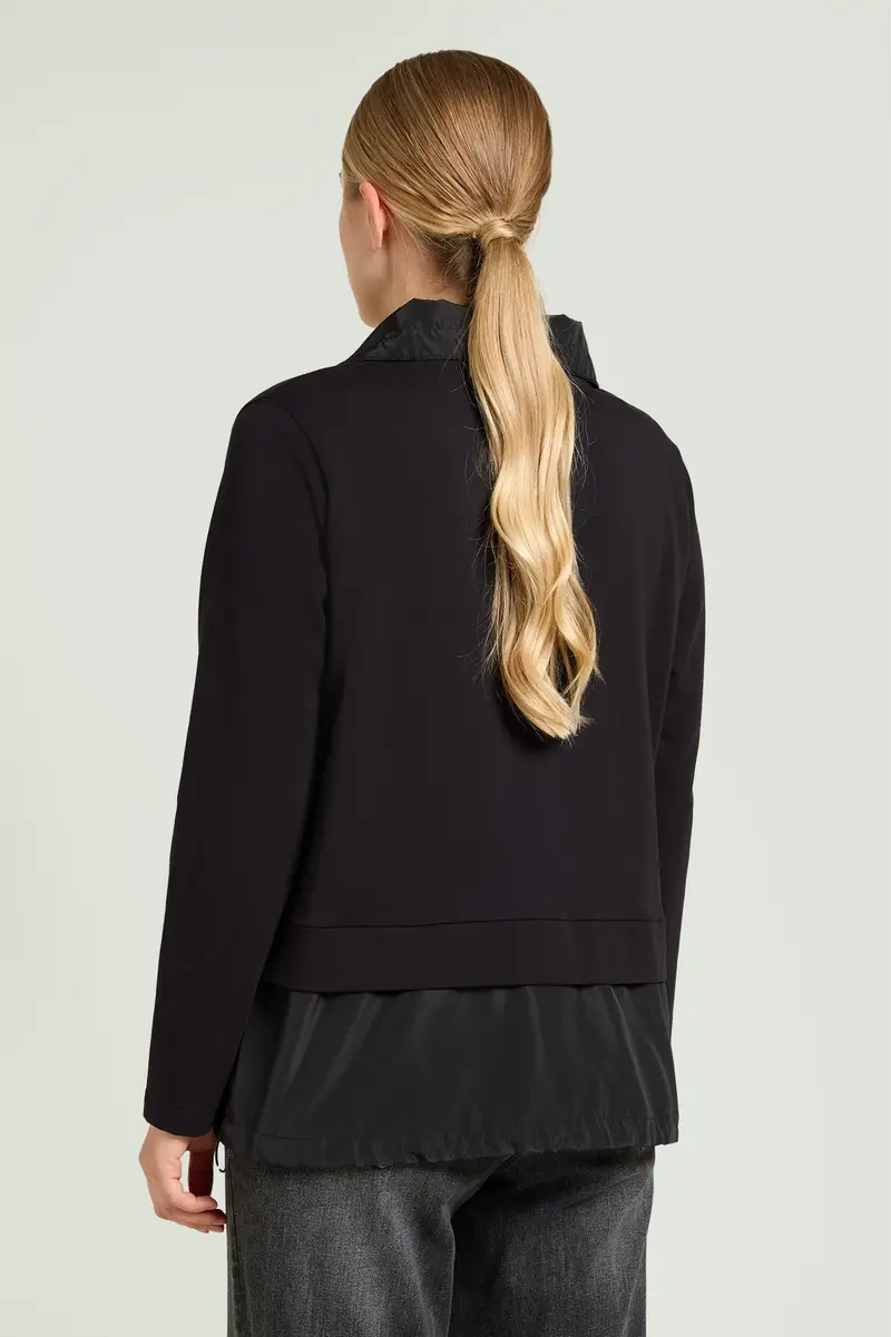 Luisa Viola CABAN IN FELPA E NYLON Donna miniatura 3