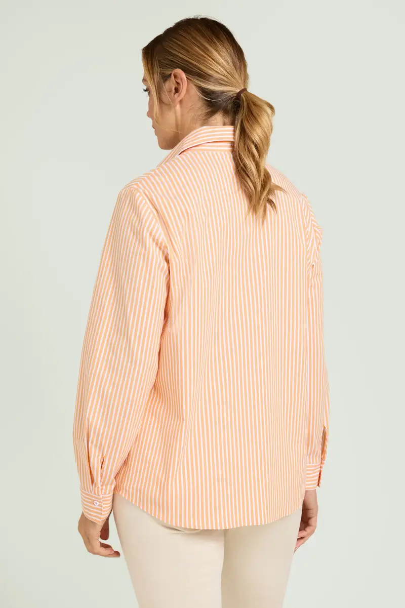 CAMICIA CON COLLETTO RICAMATO Donna miniatura 3