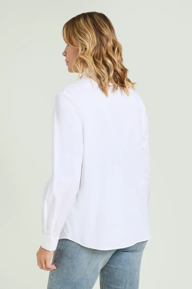 Luisa Viola CAMICIA CON COLLETTO RICAMATO STACCABILE Donna miniatura 3