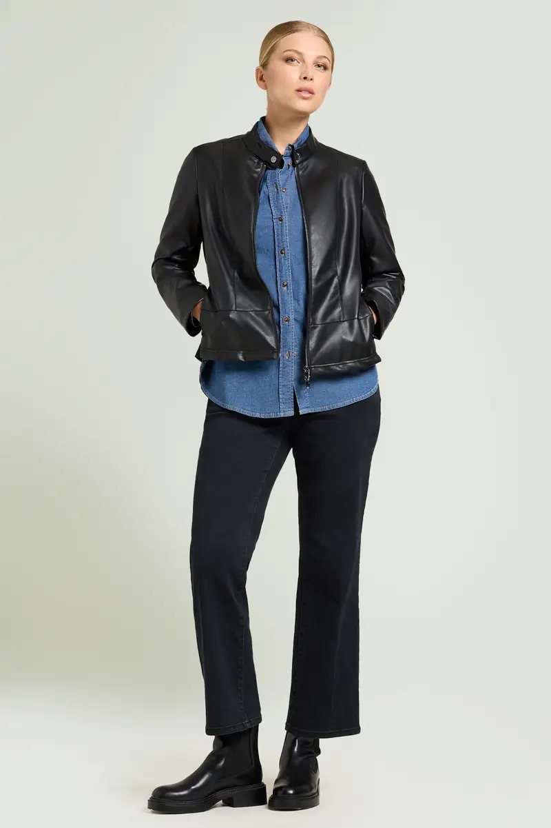 Luisa Viola CAMICIA IN DENIM LEGGERO Donna miniatura 2