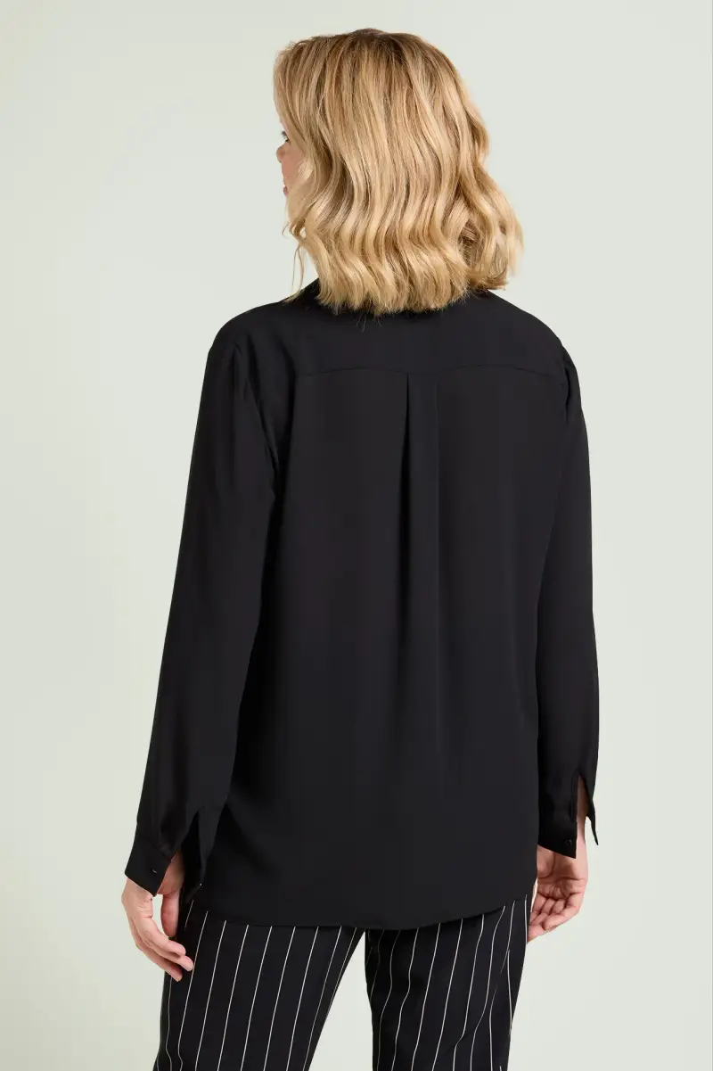 CAMICIA IN DOPPIA GEORGETTE Donna miniatura 2