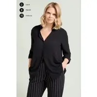 CAMICIA IN DOPPIA GEORGETTE Donna miniatura 5