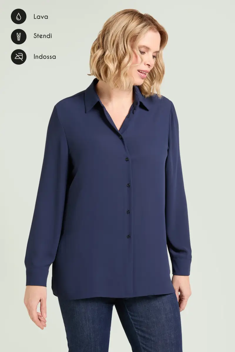CAMICIA IN DOPPIA GEORGETTE Donna
