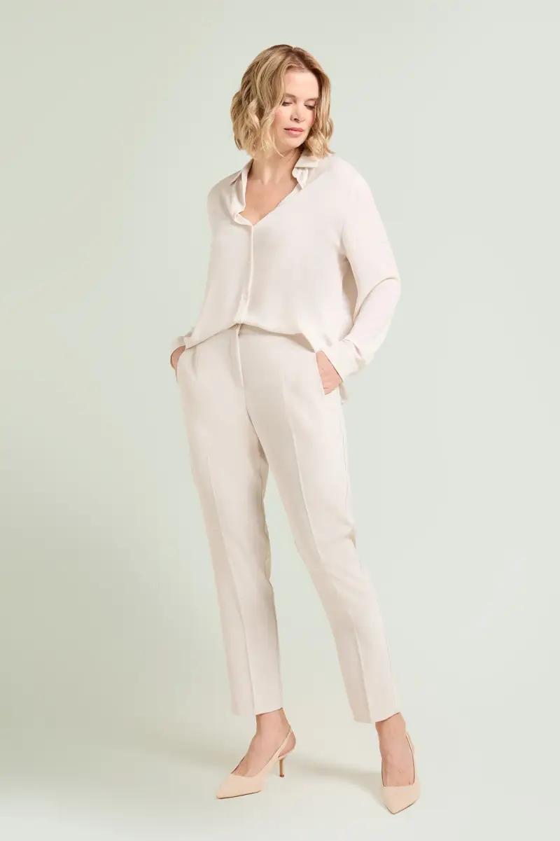 CAMICIA IN DOPPIA GEORGETTE Donna miniatura 4