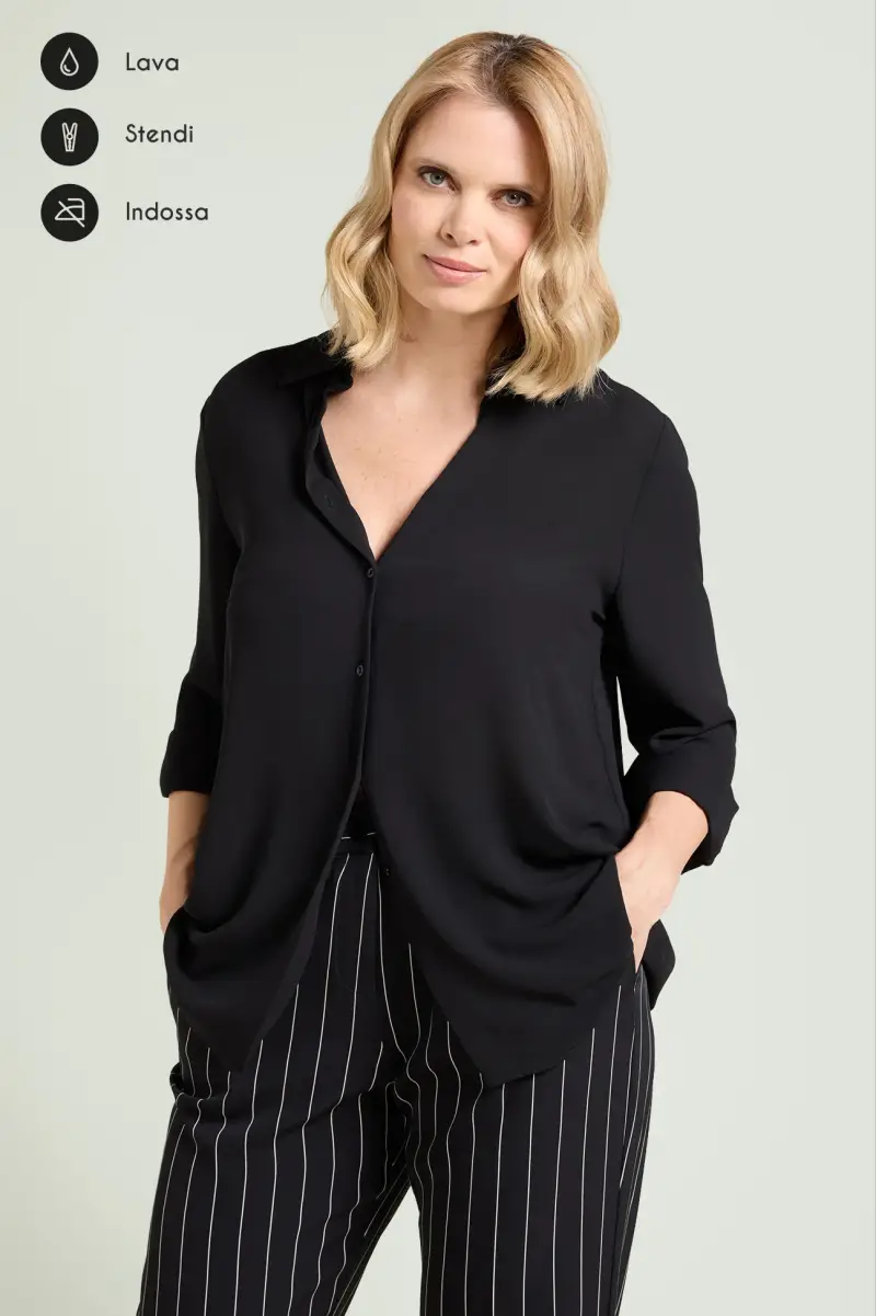 CAMICIA IN DOPPIA GEORGETTE Donna