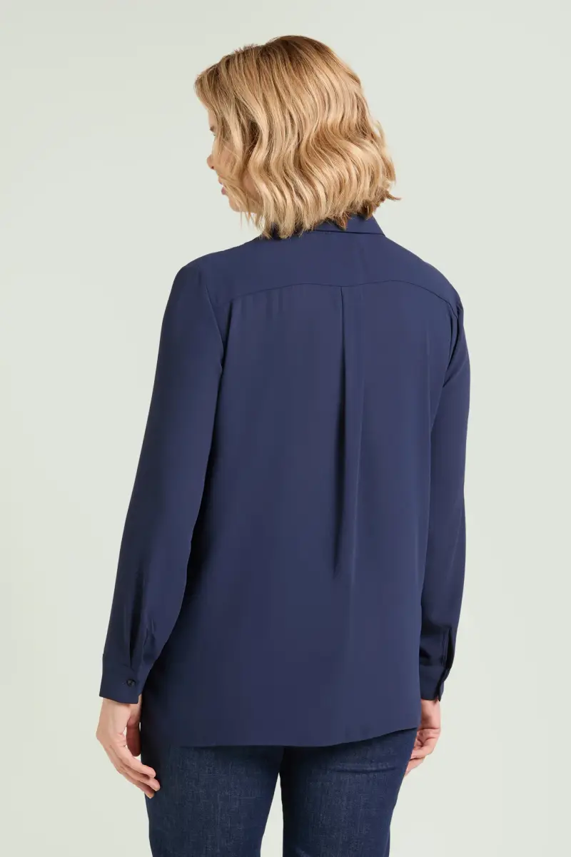 CAMICIA IN DOPPIA GEORGETTE Donna miniatura 2