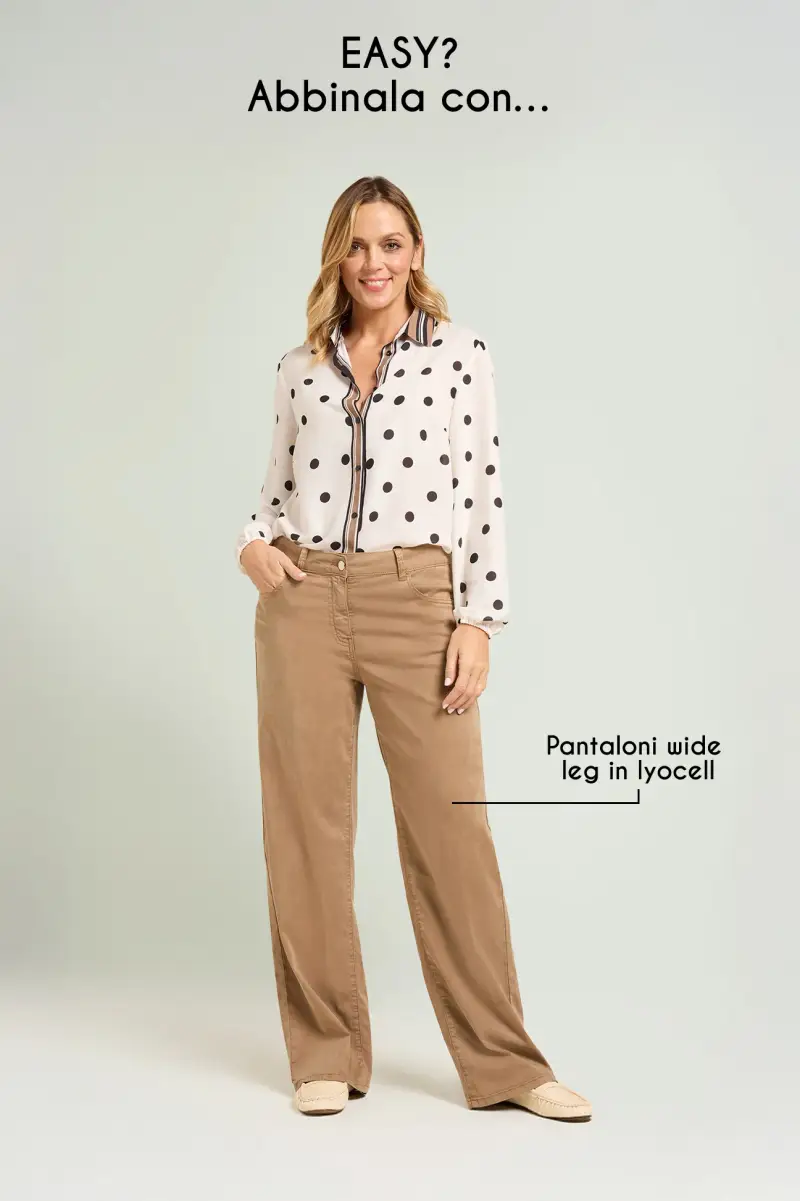 CAMICIA IN DOPPIA GEORGETTE STAMPATA Donna miniatura 5