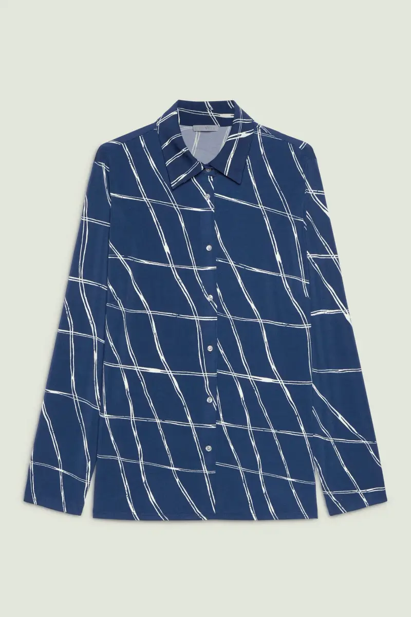 CAMICIA IN JERSEY STAMPATO Donna miniatura 5