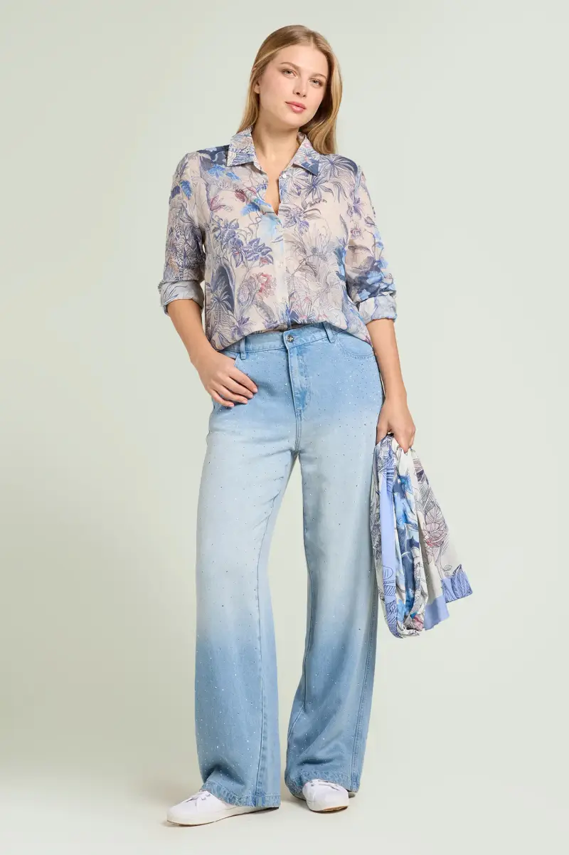 CAMICIA STAMPATA Donna miniatura 4