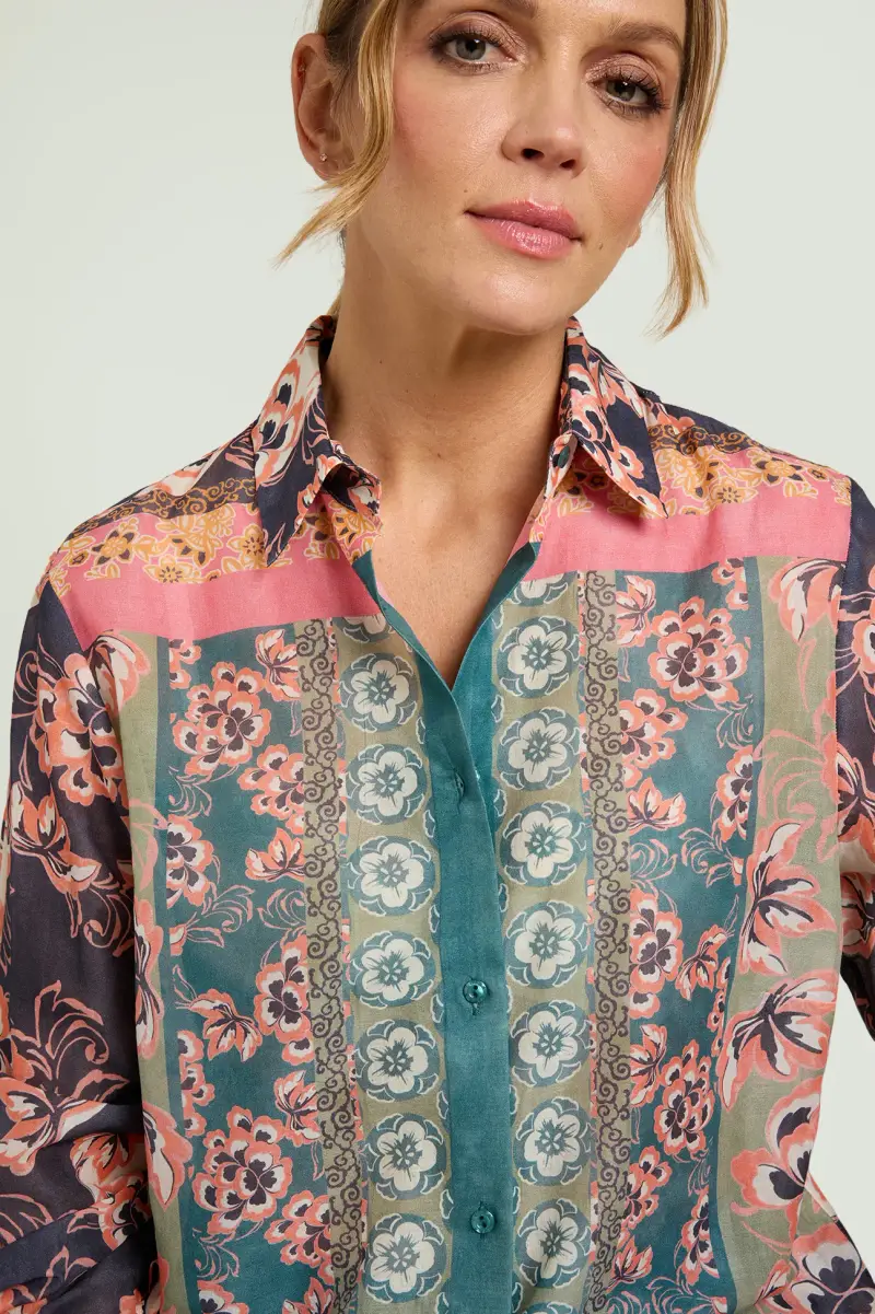 CAMICIA STAMPATA Donna miniatura 3