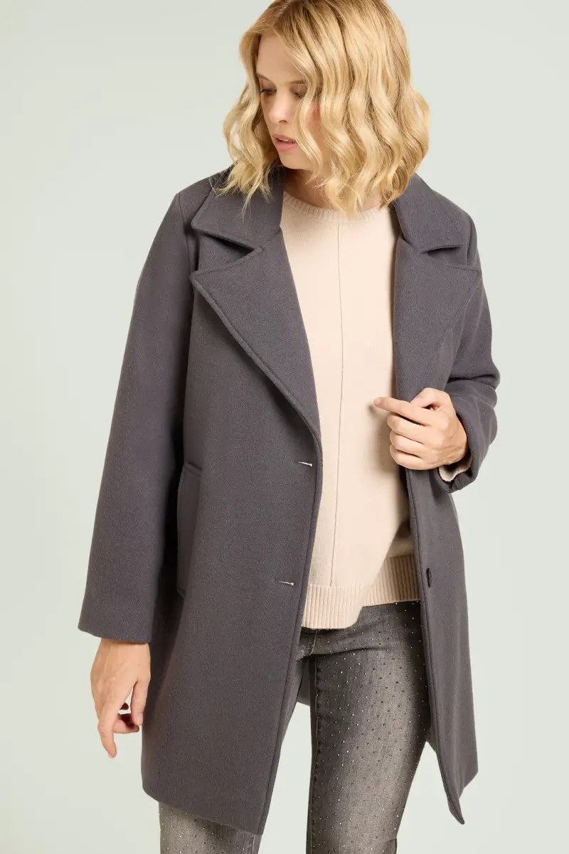 CAPPOTTO CON CAPPUCCIO IN NYLON Donna miniatura 2