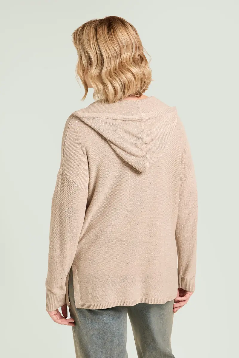 CARDIGAN IN CORDONETTO SHINY Donna miniatura 2