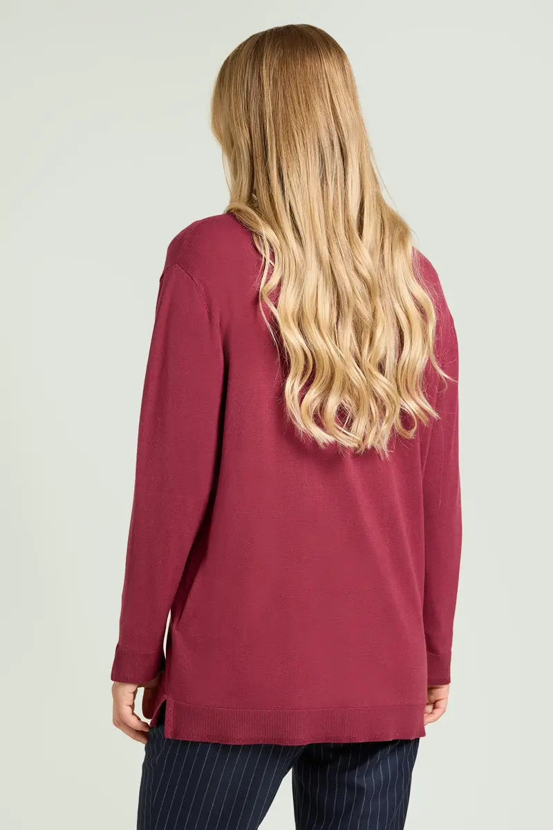 Luisa Viola Cardigan Donna Viola 1940396 miniatura 3