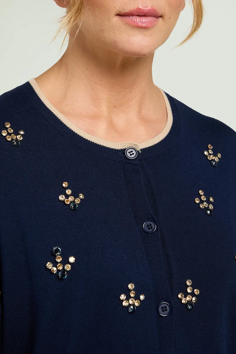 Luisa Viola Cardigan Donna Viola 4244910 miniatura 2