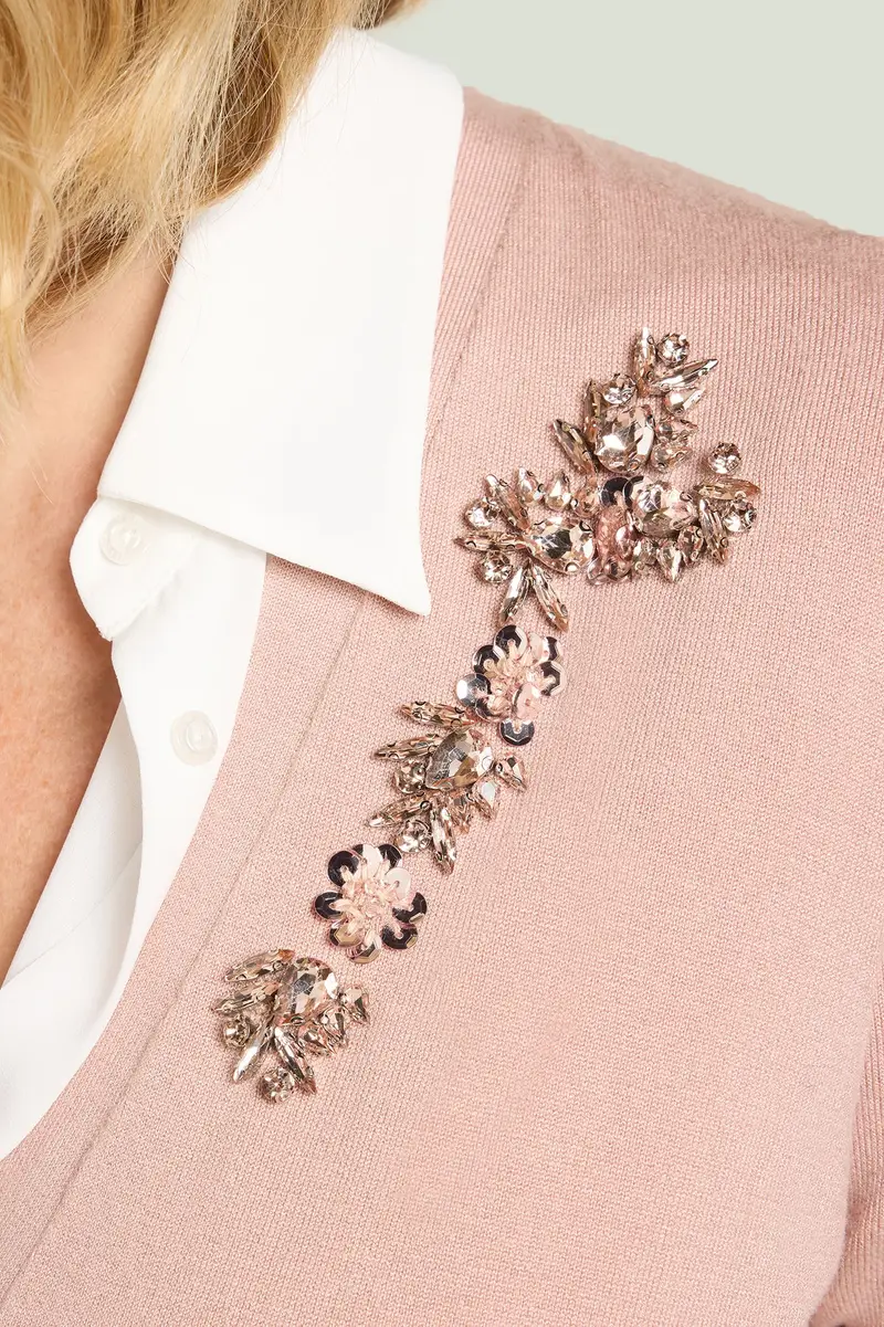 Luisa Viola Cardigan Donna Viola 2808451 miniatura 2