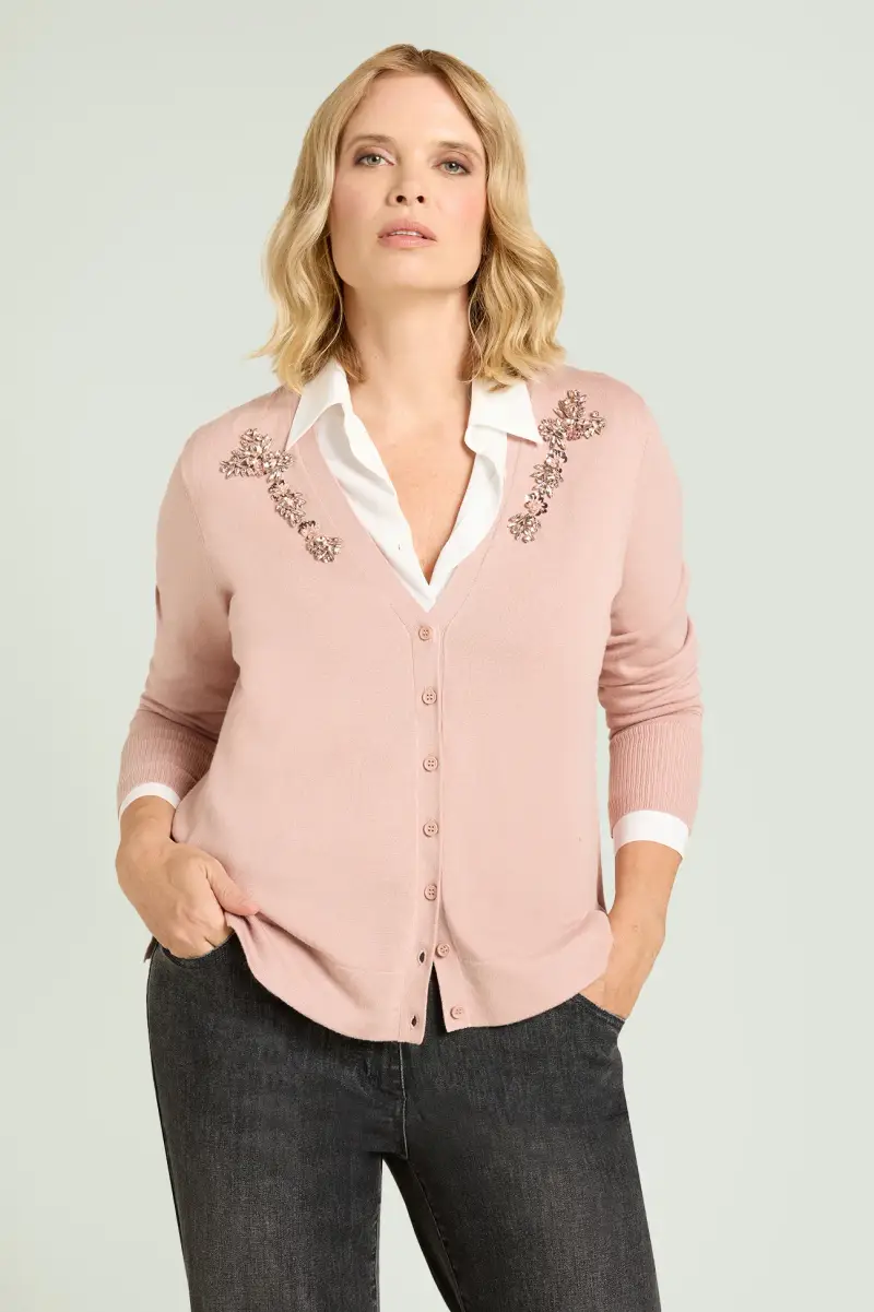 Luisa Viola Cardigan Donna Viola 2808451