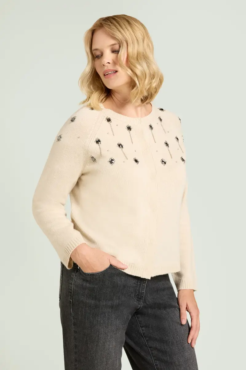 Luisa Viola Cardigan Donna Viola 3527344 miniatura 2