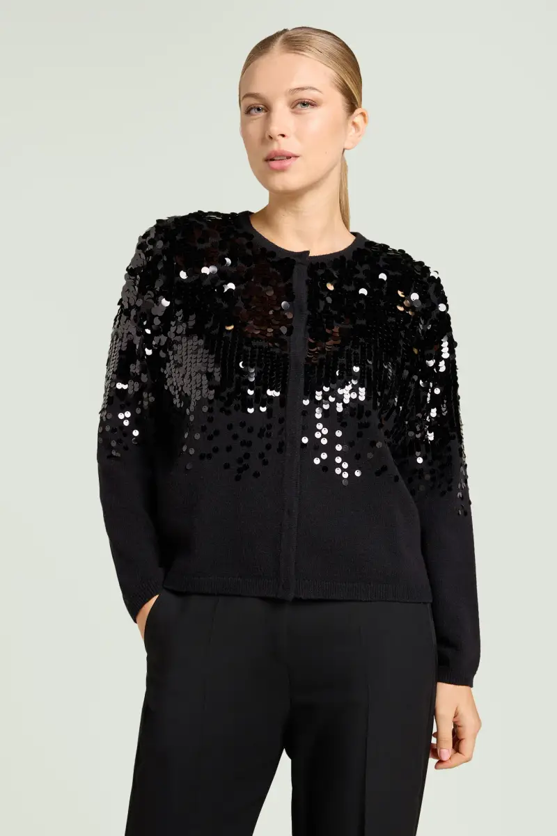 Luisa Viola Cardigan Donna Viola 3149172 miniatura 2