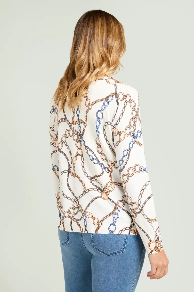 CARDIGAN STAMPATO Donna miniatura 2