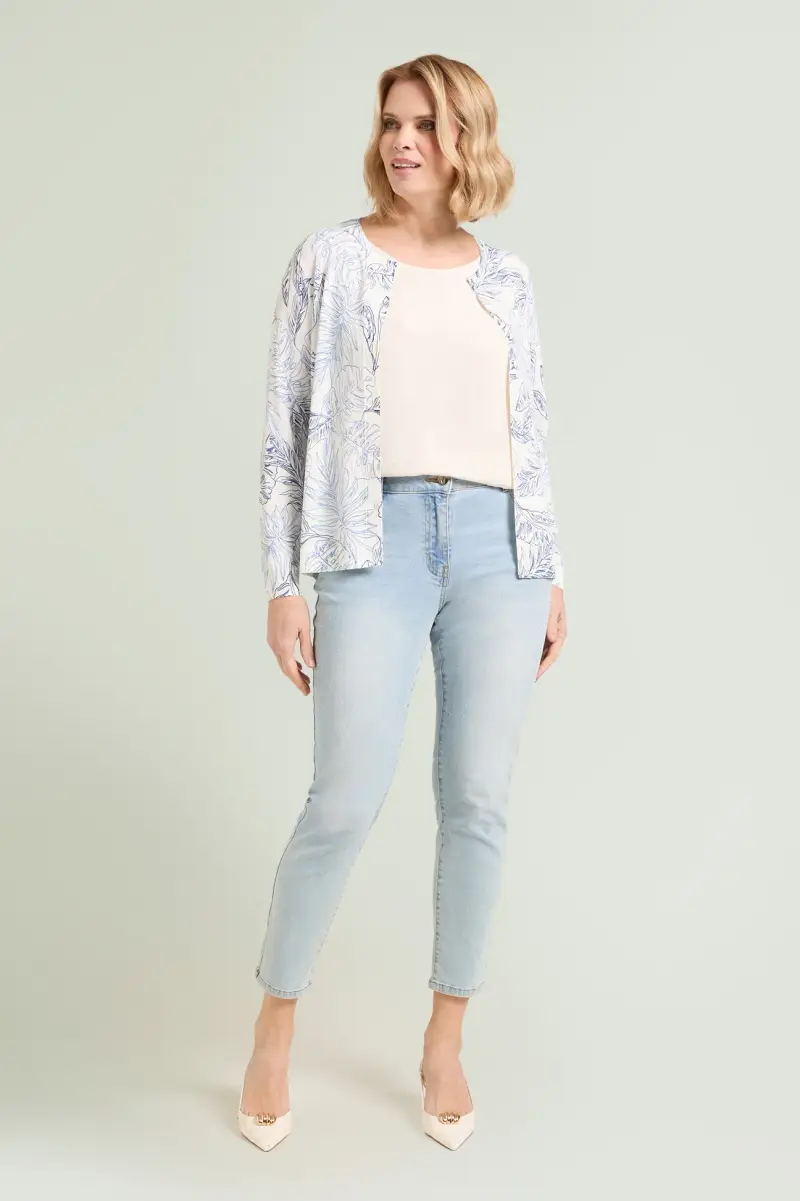 CARDIGAN STAMPATO Donna miniatura 5