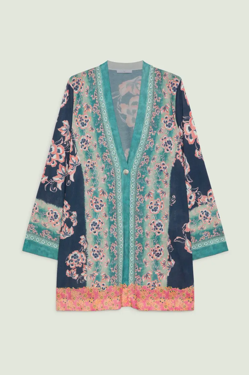 CARDIGAN STAMPATO Donna miniatura 5