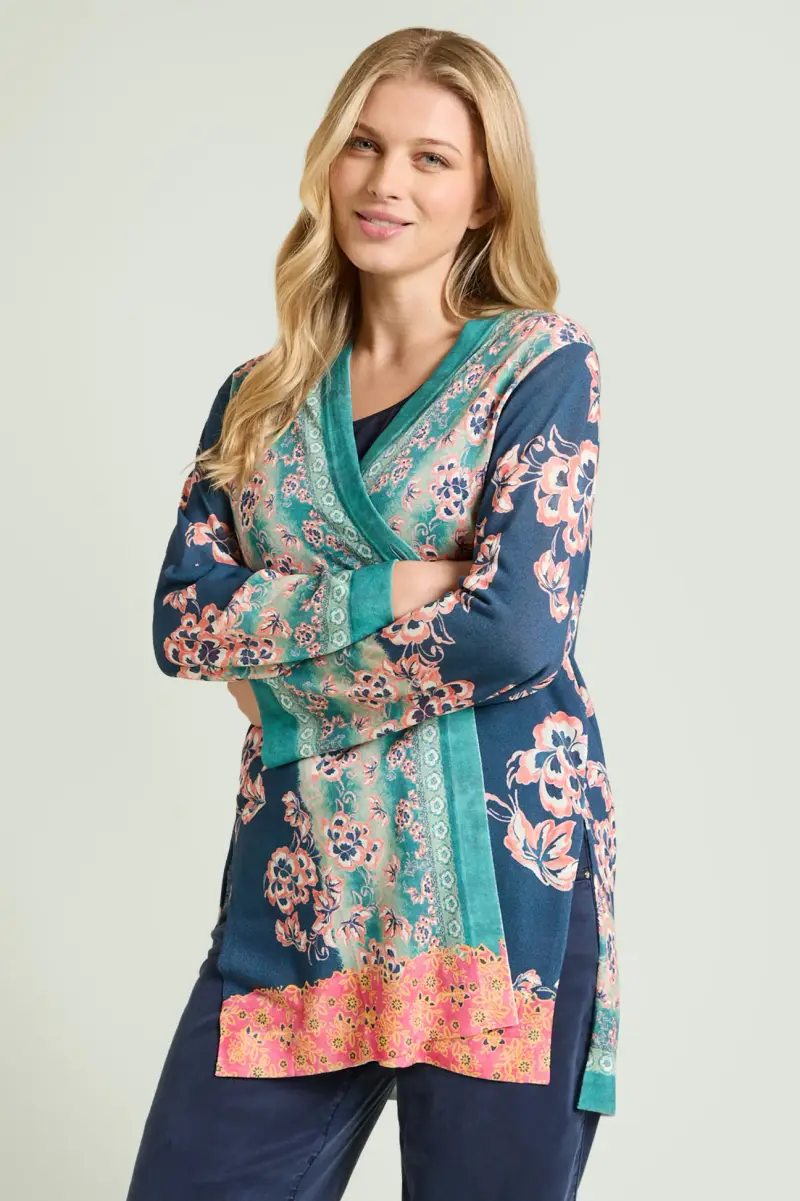 CARDIGAN STAMPATO Donna