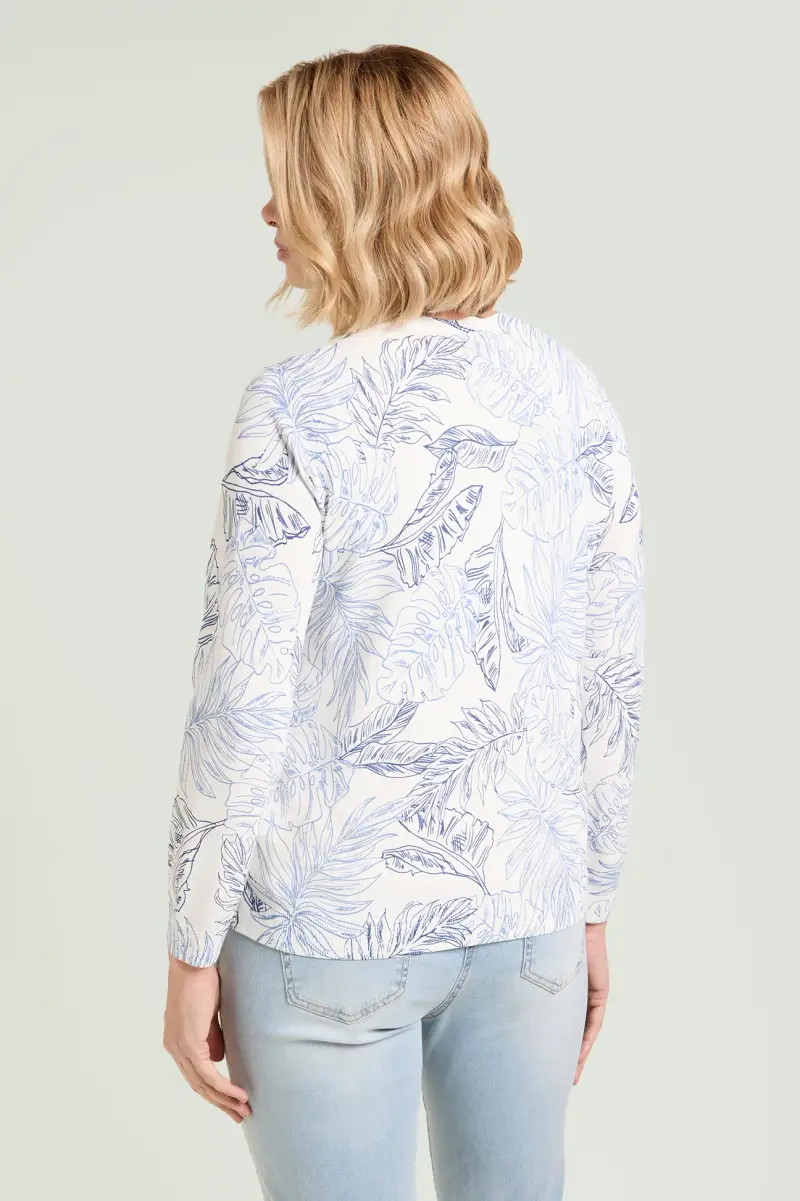 CARDIGAN STAMPATO Donna miniatura 2