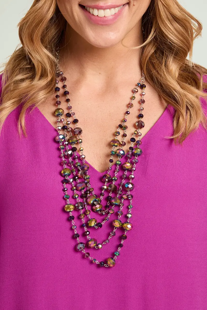 COLLANA IRIDESCENTE Donna