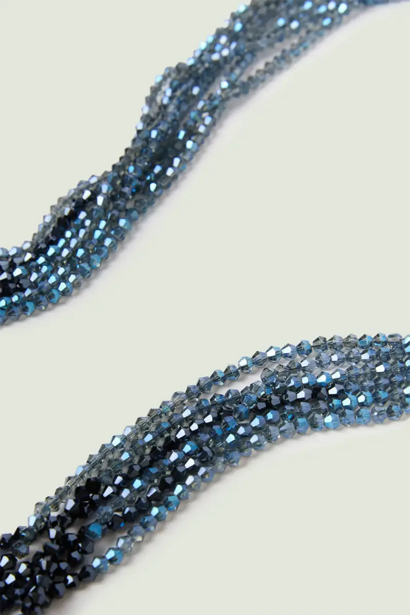 COLLANA MULTIFILE DI JAIS DEGRADE Donna miniatura 3