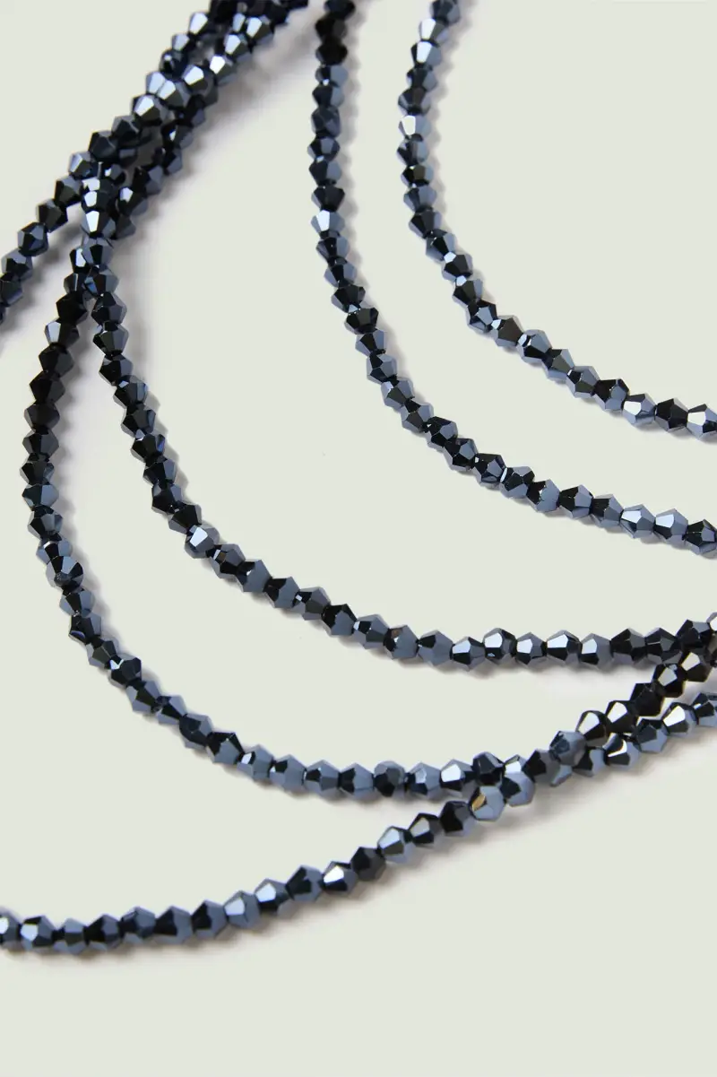 COLLANA MULTIFILE DI JAIS DEGRADE Donna miniatura 4