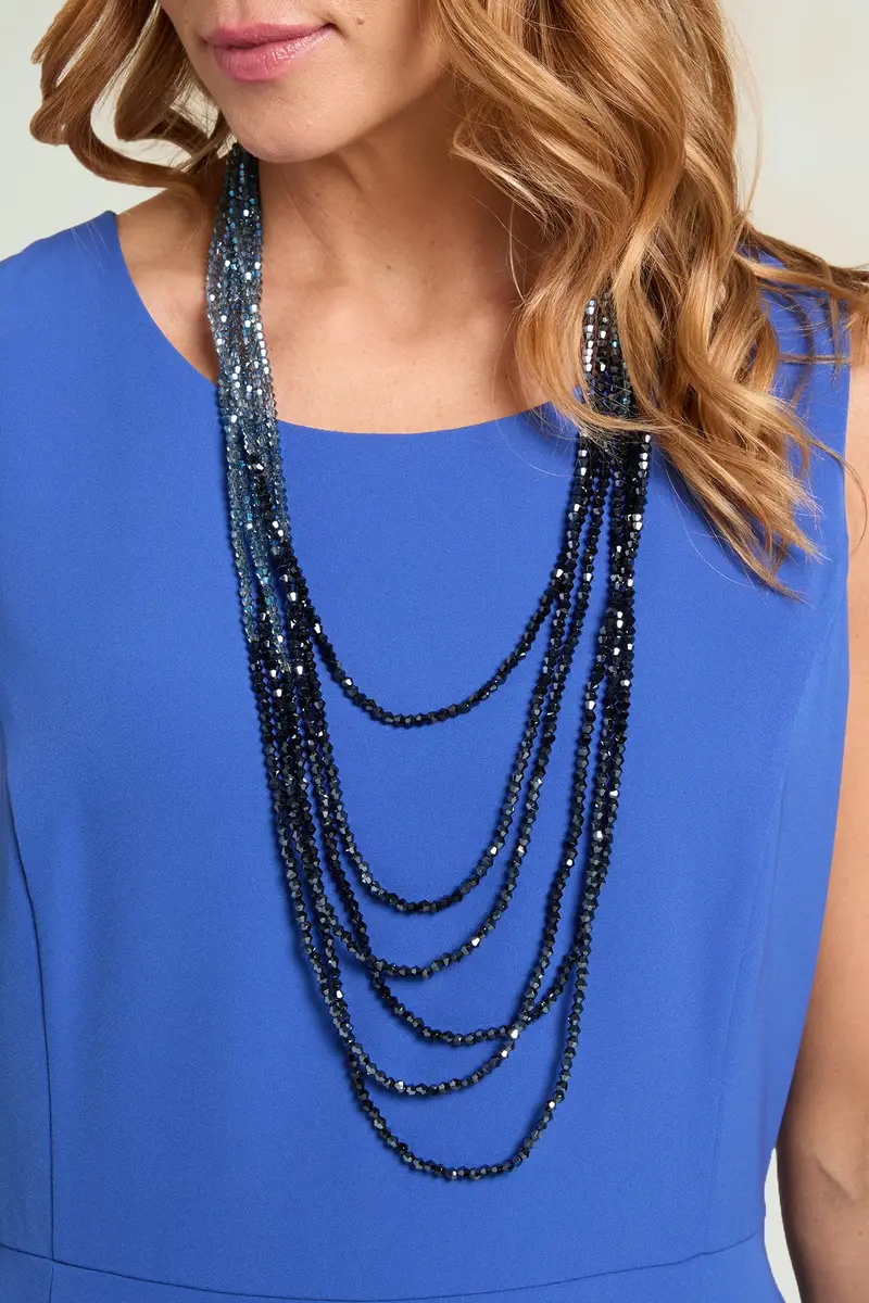 COLLANA MULTIFILE DI JAIS DEGRADE Donna