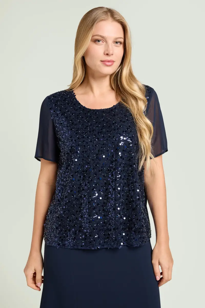 COMPLETO TRE PEZZI IN GEORGETTE Donna miniatura 5