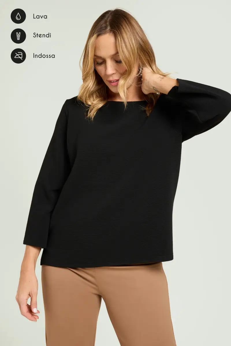 FELPA IN JERSEY OTTOMAN Donna