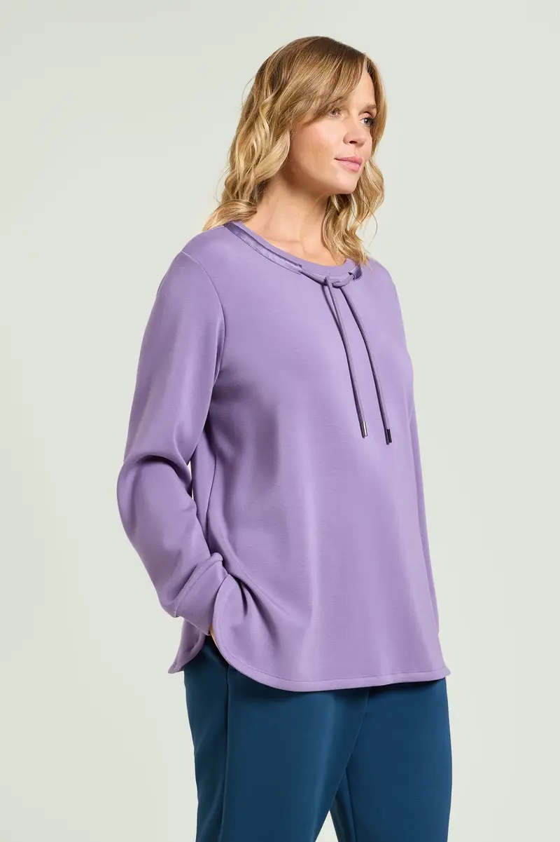 Luisa Viola FELPA IN JERSEY SCUBA Donna