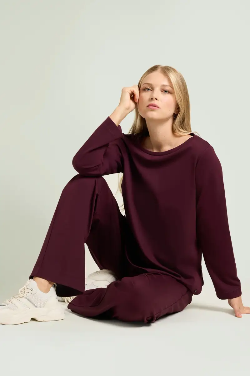 FELPA IN PUNTO MILANO Donna miniatura 2