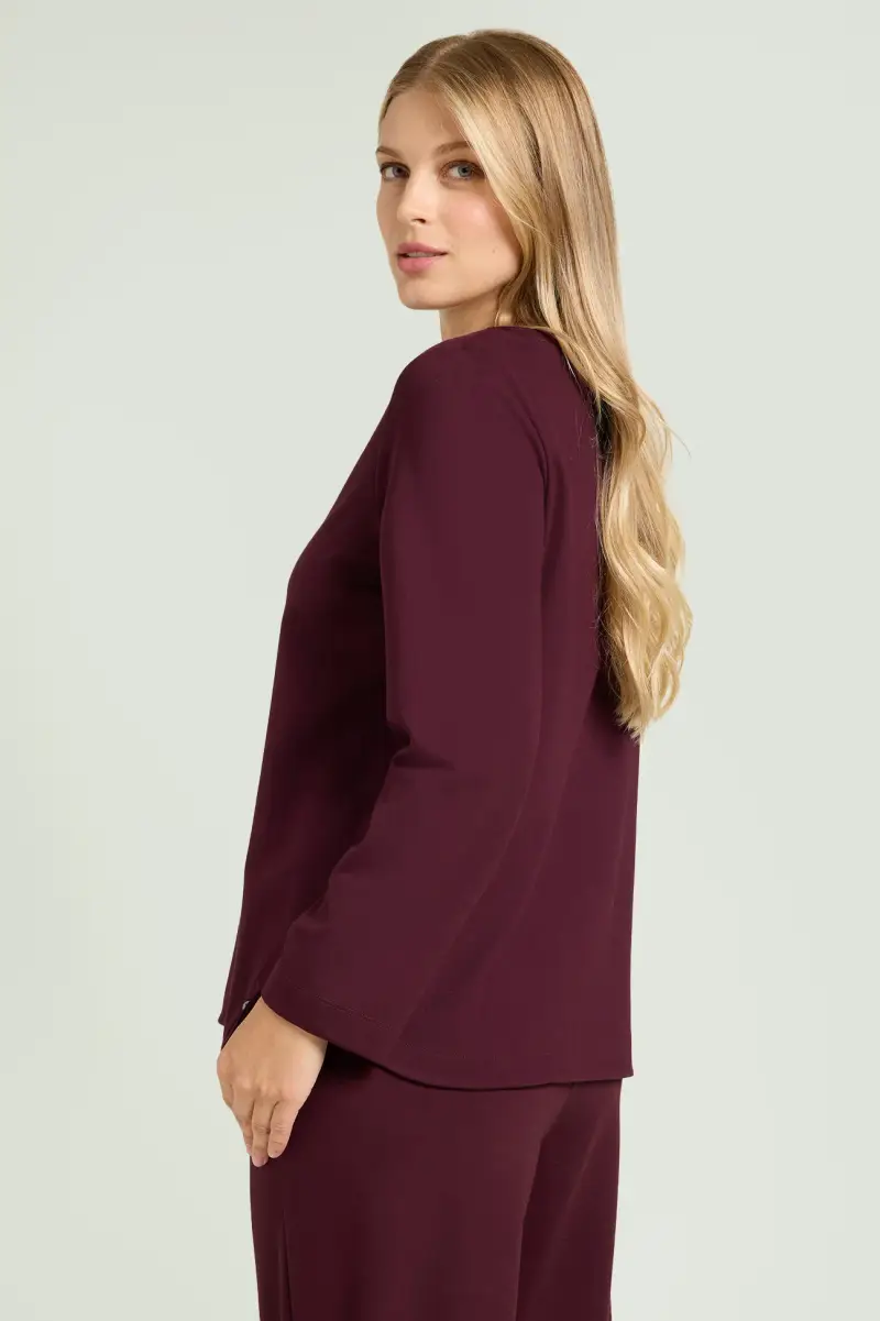 FELPA IN PUNTO MILANO Donna miniatura 3