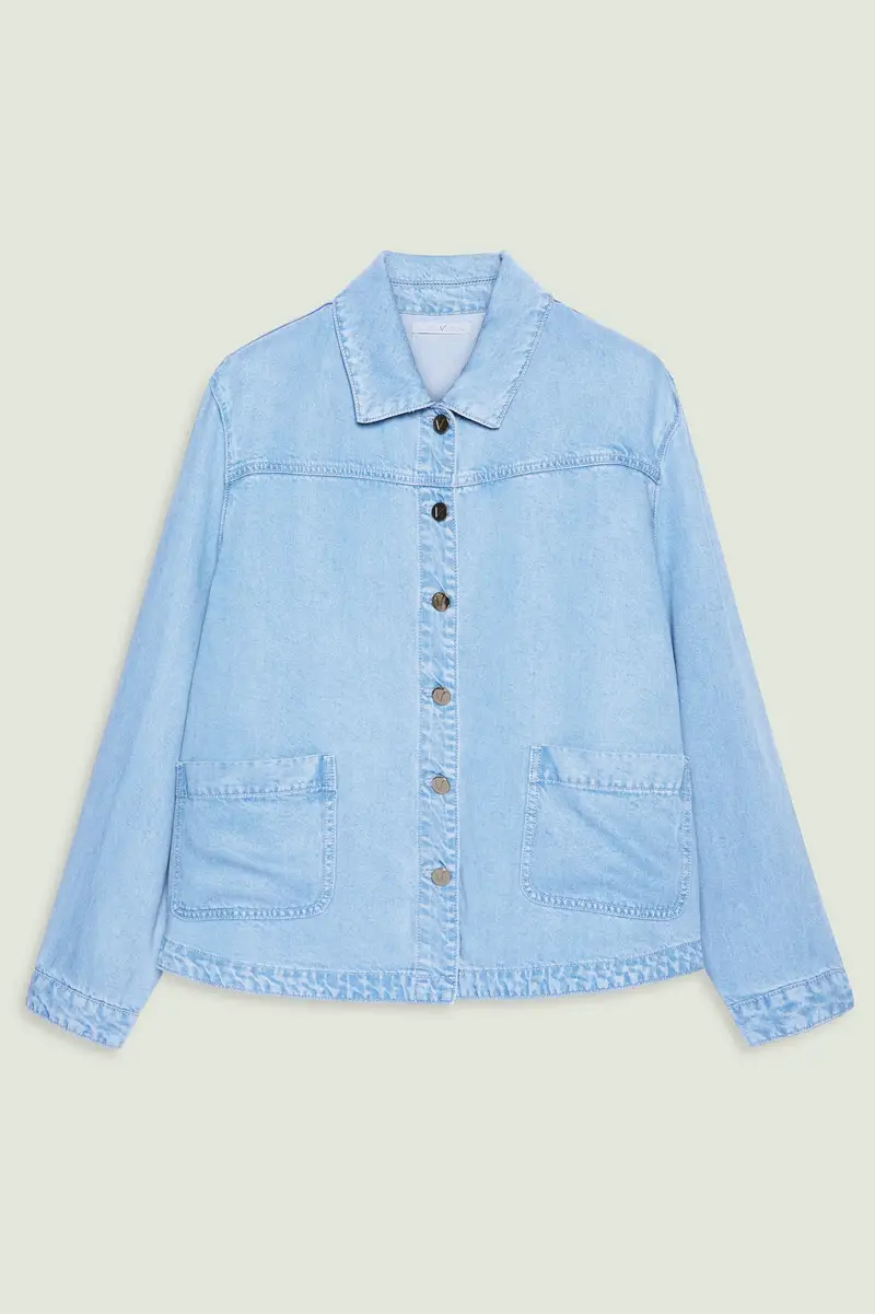 GIACCA/CAMICIA IN DENIM Donna miniatura 5