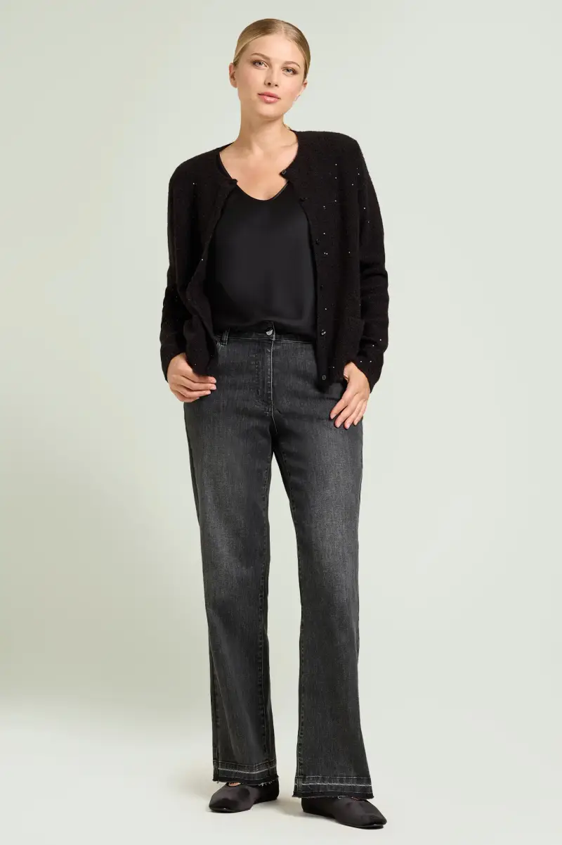 GIACCA IN MAGLIA FULL PAILLETTES Donna miniatura 3